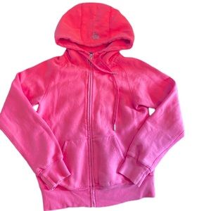 TNA size XS pink hoodie zip sweater